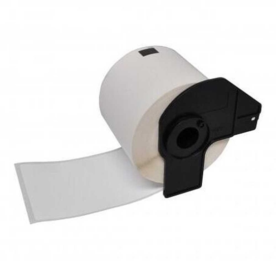 Изображение Etykieta BROTHER DK-11241 102mm x 152mm 200 sztuk na rolce, czarny na biaym zam