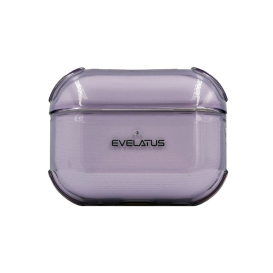 Изображение Evelatus Apple AirPods Pro 2 TPU Protective Case Transparent Purple