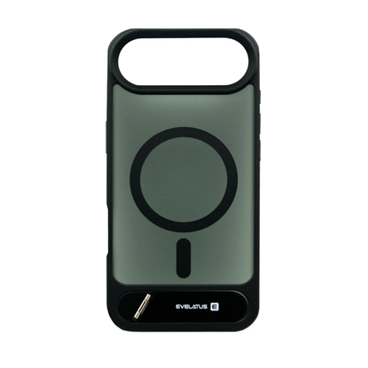Изображение Evelatus Apple iPhone 17 Air Rubber Coated MagSafe With Stand Case Black