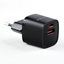 Attēls no Evelatus USB-A and USB-C 30W Max / EU charger Black
