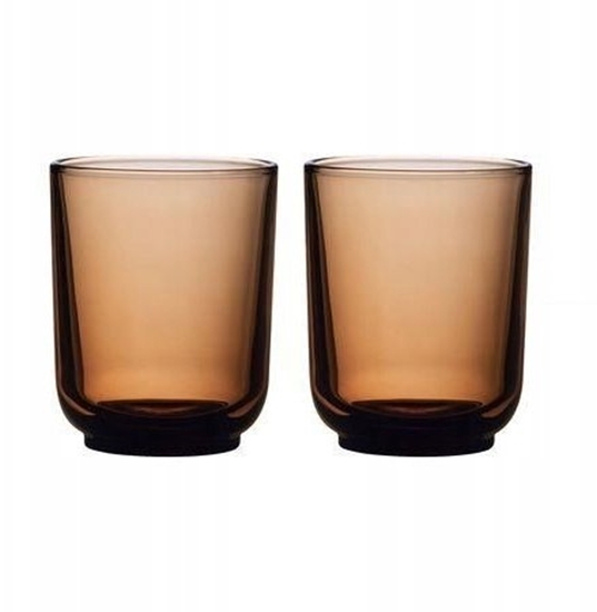 Изображение Fellow - zestaw dwóch szklanek Pirch Latte 320 ml - Bursztynowy