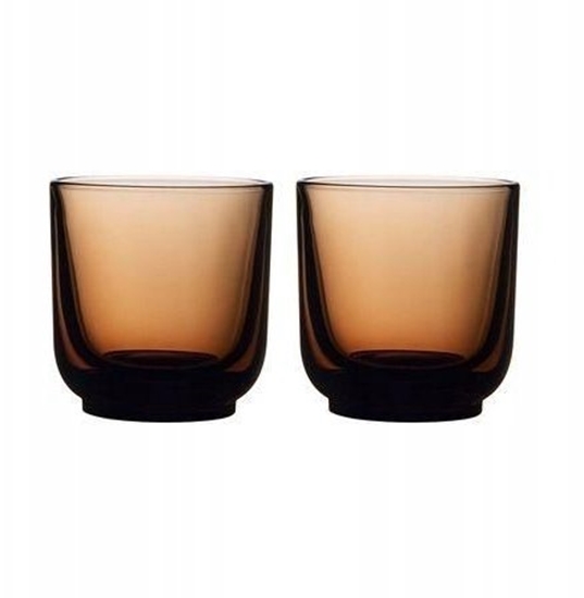 Picture of Fellow zestaw dwóch szklanek Pirch Cappuccino 190 ml - Bursztynowy