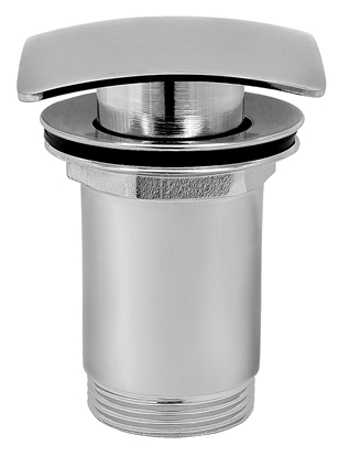 Picture of Ferro Korek automatyczny klik-klak Quadro 5/4" duy kwadratowy  nikiel szczotkowany (S284)