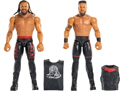 Изображение Figurka Mattel Figurki WWE Jacob Fatu & Tama Tonga Main Event 2-pak 24 JHJ56