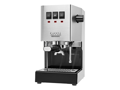 Attēls no Gaggia | Coffee Maker | RI9481/11 Classic E24 | Pump pressure 15 bar | Built-in milk frother | Semi-automatic | Brushed Stainless Steel
