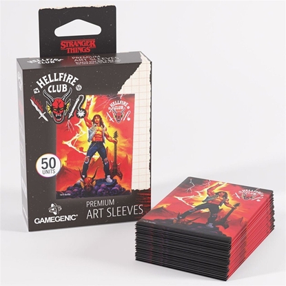 Attēls no Gamegenic Stranger Things - Hellfire Club Art Sleeves - Eddie Munson