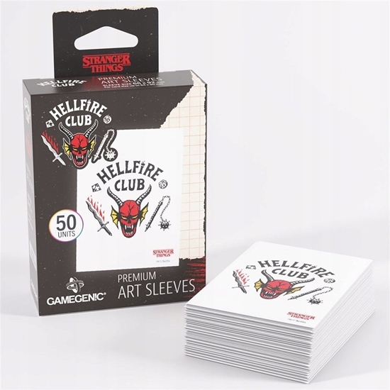 Изображение Gamegenic Stranger Things - Premium Art Sleeves - Hellfire Club