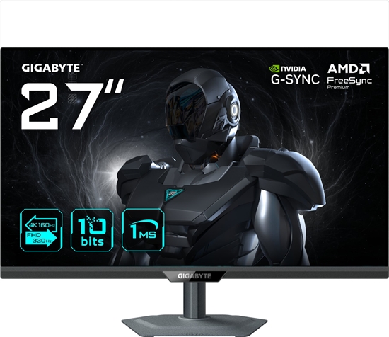 Picture of Gigabyte | G27UP EK | 27 " | SS IPS | UHD | 160 Hz | 1 ms | 3840 x 2160 pixels | 400 cd/m² | HDMI ports quantity 2