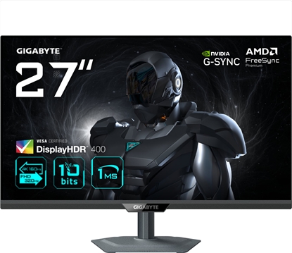Attēls no Gigabyte G27U EK | 27 " | SS IPS | UHD | 160 Hz | 1 ms | 3840 x 2160 pixels | 350 cd/m² | HDMI ports quantity 2