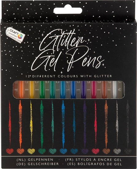 Picture of Grafix Dugopisy elowe, brokatowe, 12 kol.