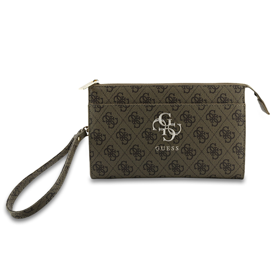Изображение Guess 4G Metal Logo Phone Bag Brown