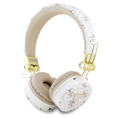 Picture of Guess Bluetooth ENC GUBH70E4PTMH 4G Triangle Round Shape White Beige