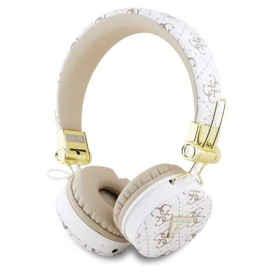 Picture of Guess Bluetooth ENC GUBH70E4PTMH 4G Triangle Round Shape White Beige