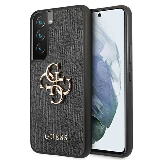 Изображение Guess Guess GUHCS22S4GMGGR S901 S22 szary/grey hardcase 4G Big Metal Logo