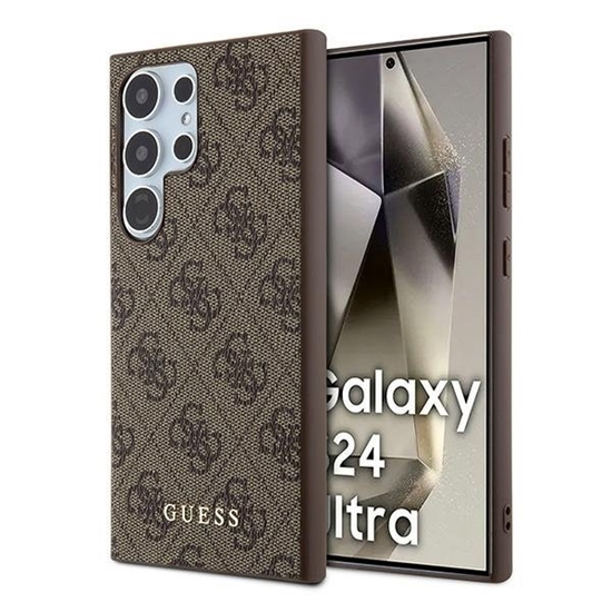 Изображение Guess GUHCS24LG4GFBR Rear Cover for Samsung Galaxy S24 Ultra