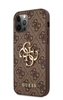 Picture of Guess PU 4G Metal Logo Case for iPhone 12/12 Pro / Brown