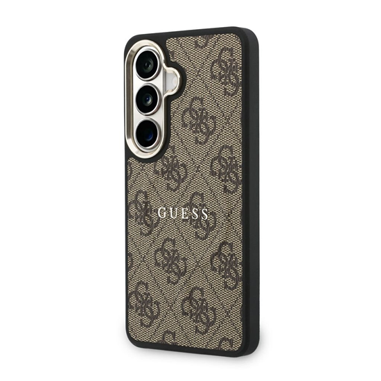 Изображение Guess PU Leather 4G Gold Frame Magnetic Case for Samsung Galaxy S26