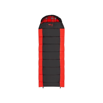 Изображение Guļammaiss NC2003 BLACK-RED SLEEPING BAG NILS CAMP
