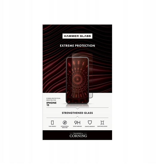 Изображение Hammer Glass szko Corning do Iphone 15