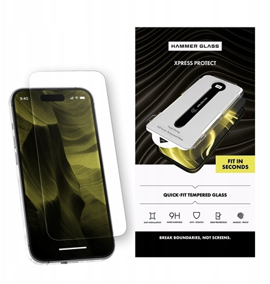 Изображение Hammer Glass szko hartowane Xpress do Iphone 16 Pro / 17