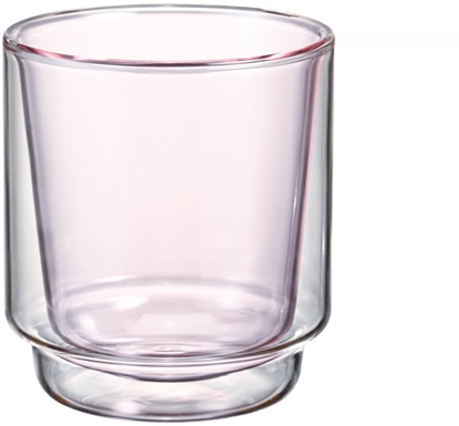 Изображение Hario - szklanka do matchy z podwójnymi ciankami 370ml - róowa