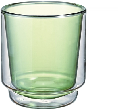 Изображение Hario - szklanka do matchy z podwójnymi ciankami 370ml - zielona