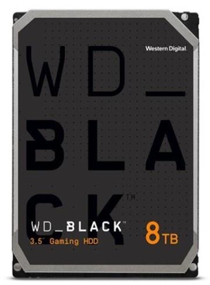 Attēls no HDD|WESTERN DIGITAL|Black|8TB|SATA|256 MB|7200 rpm|3,5"|WD8001FZBX