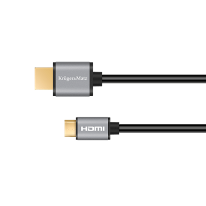Attēls no HDMI – Mini HDMI kabelis 180cm | Kruger & Matz