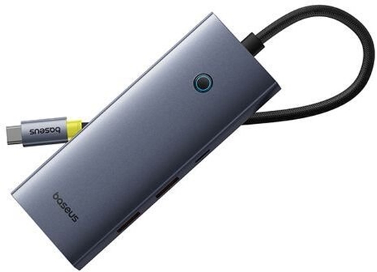 Picture of HUB USB Baseus USB C wtyczka - 6 rodzajów zczy ( HDMI 4K@60Hz*1+USB3.1*2+USB-C3.1*1+USB2.0*1+PD*1+RJ45*1 ) UltraJoy BASEUS