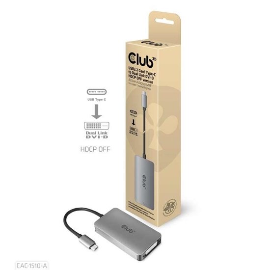Picture of I/O ADAPTER USB-C TO DVI/CAC-1510-A CLUB3D