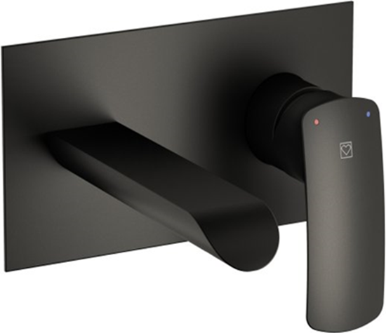 Изображение Iebūvējams dušas maisītājs ELITE e80B melns Herz