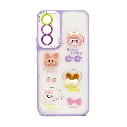 Picture of iLike Apple iPhone 13 EPOXY CARTOON COVER Light Purple