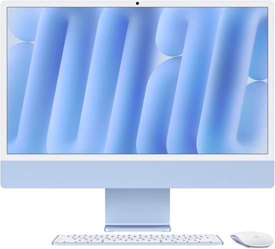 Picture of iMac24" Blue/M4-10C-CPU,10C-GPU/24GB/512GB SSD/NK-ID-Deutsch/MM2/1GB Ethernet