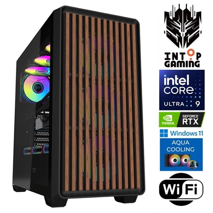 Attēls no INTOP AQUA Ultra 9 285K 64GB DDR5 1TB SSD M.2 NVME RTX5070Ti 16GB
 WiFi WIN11