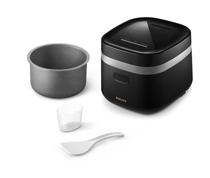 Attēls no Jaunums! PHILIPS 3000. sērijas Mini daudzfunkcionālais katls  melns HD3090/80(Ekspoz.)