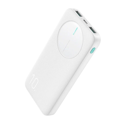 Attēls no Joyroom Power Bank 2.4A LED 10000mAh White