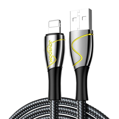 Attēls no Joyroom USB Cable for Lightning Joyroom S-2030K6 2.4A 2m (Black)
