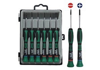 Picture of Jonnesway Komplet wkrtaków precyzyjnych paskich i krzyowych - 6szt. - D3750P06S