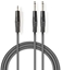 Изображение Kabel Cliff Stereo audio kabel 2x 6 35 mm wtykami - 3 5 mm wtykami 1 5 m Peleks