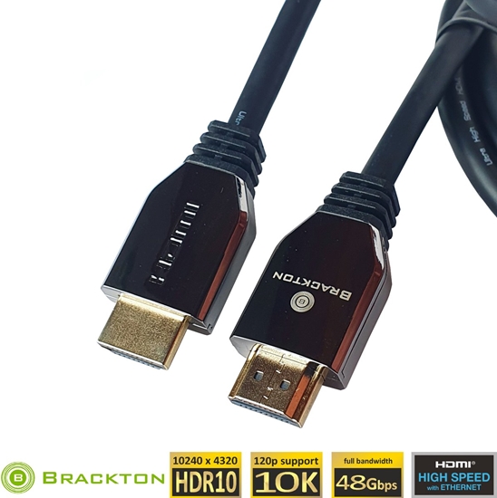Picture of Kabel Icidu Brackton HDMI Male - HDMI Male 3.0m 10K 120Hz 4250923700105 HD10-FKB-0300.B (4250923700105)
