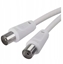 Attēls no Kabel Kabel antenowy koaksjalny 2.5m coax.male - female biay EMOS