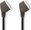 Изображение Kabel Nedis Nedis CVGL31001BK15 kabel SCART 1,5 m SCART (10-pin) Czarny