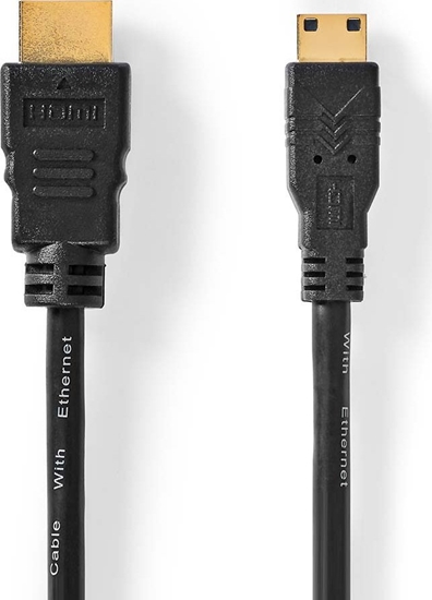 Picture of Kabel Nedis Nedis CVGL34500BK30 kabel HDMI 3 m HDMI Typu A (Standard) HDMI Type C (Mini) Czarny