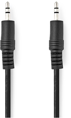 Изображение Kabel Nedis Stereo audio kabel 3 5 mm wtyczka - 3 5 mm wtyczka 5 0 m czarny