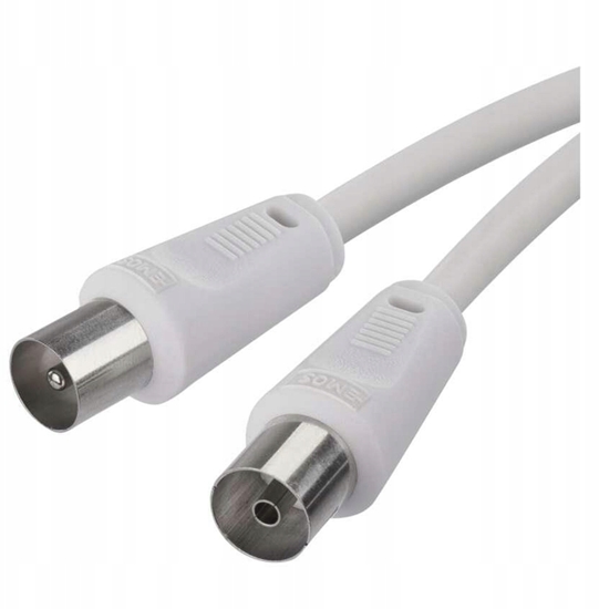 Picture of Kabel Poynting Kabel antenowy koaksjalny 5m coax.male - female biay EMOS