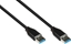 Изображение Kabel USB Alcasa USB-A - USB-A 0.5 m Czarny (2831-AA005S)