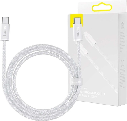 Picture of Kabel USB Baseus USB-C - USB-C 1 m Biay (BSU3013WHT)