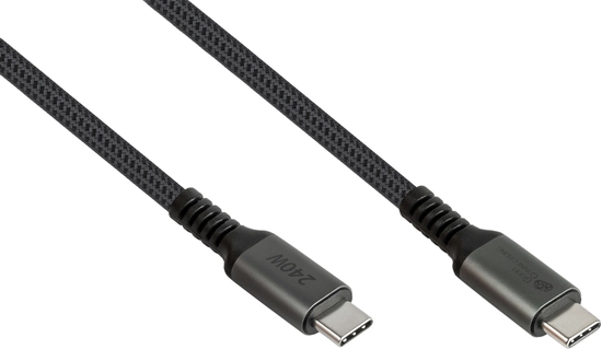 Picture of Kabel USB Digitus USB-C - USB-C 1 m Czarny (2240-CCT010A)