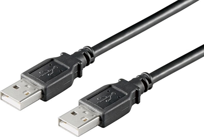 Изображение Kabel USB Goobay USB-A - USB-A 1.8 m Czarny (93593)