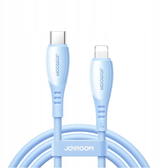 Picture of Kabel USB Joyroom Kabel Joyroom S-A59 Vibrant Series 30W USB-C - Lightning 1,2m - niebieski